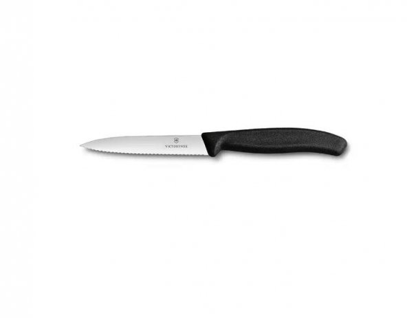 Victorinox 6.7733 SwissClassic 10cm Tırtıklı Soyma Bıçağı ürün görseli 1