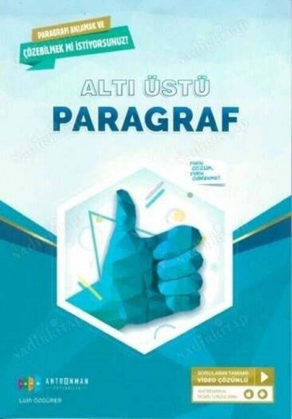 TYT AYT Altı Üstü Paragraf Soru Bankası Antrenman Yayınları ürün görseli 1