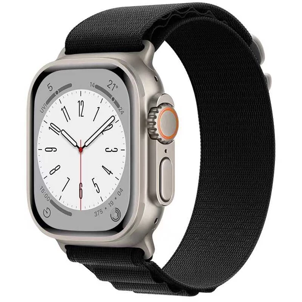 Apple Watch 38mm Zore KRD-74 Hasır Kordon - Resim 2