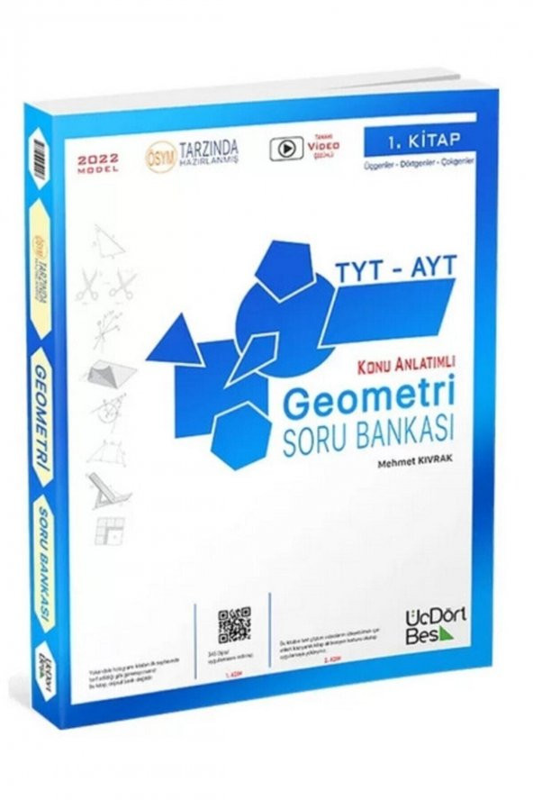 Tyt Ayt Geometri Konu Anlatımlı Soru Bankası 1. Kitap ürün görseli 1