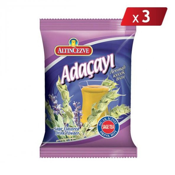 Altıncezve Adaçayı Aromalı İçecek Tozu 250 Gr - 3LÜ PAKET ürün görseli 1