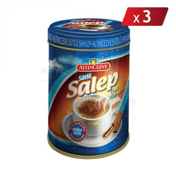 Altıncezve Sütlü Salep Teneke 250 Gr - 3LÜ PAKET ürün görseli 1