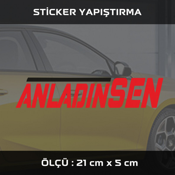 ANLADIN SEN -  2 adet sticker etiket araba motosiklet kask cam dolap uyumlu yapıştırma ürün görseli 1