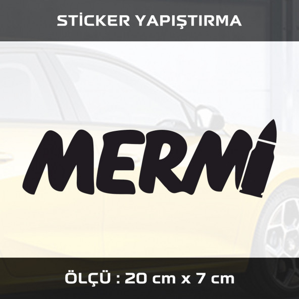 MERM -  2 adet sticker etiket araba motosiklet kask cam dolap uyumlu yapıştırma ürün görseli 1