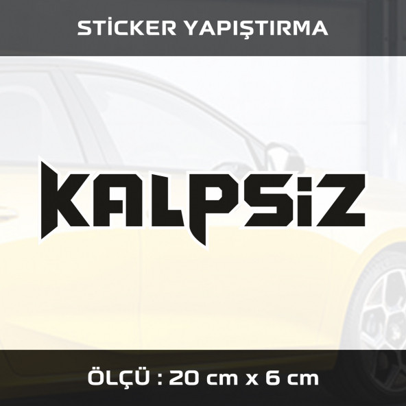 KALPSİZ -  2 ADET sticker etiket araba motosiklet kask cam dolap uyumlu yapıştırma ürün görseli 1