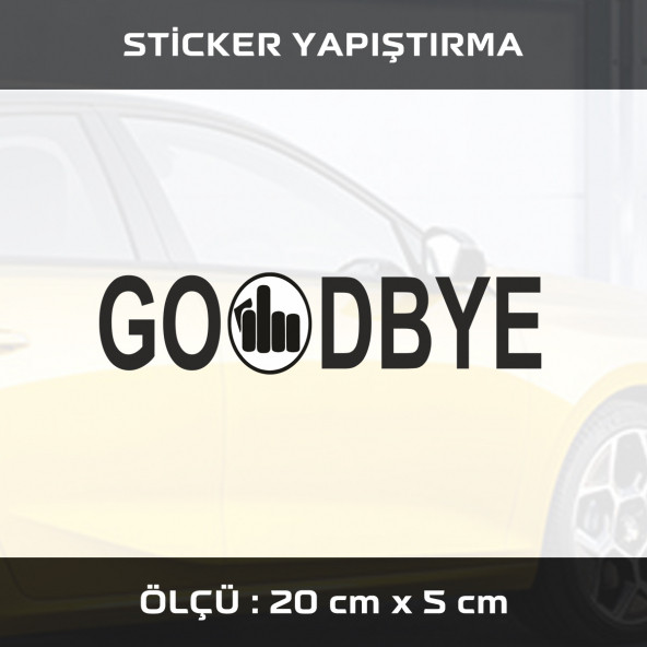 GÜLE GÜLE UKALA HAREKET -  2 ADET sticker etiket araba motosiklet kask cam dolap uyumlu yapıştırma ürün görseli 1