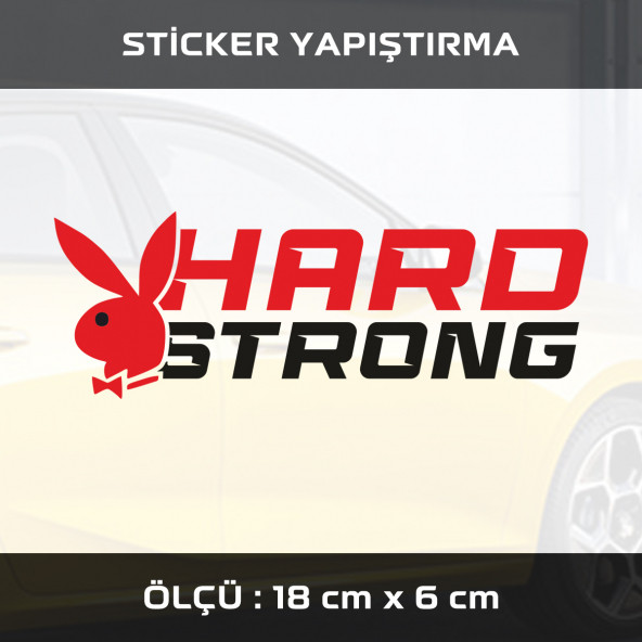 HARD SERT ETKİLİ -  2 ADET sticker etiket araba motosiklet kask cam dolap uyumlu yapıştırma ürün görseli 1