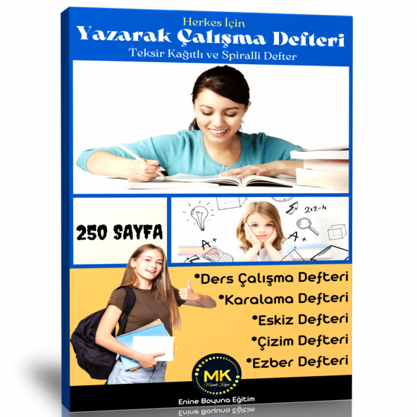 Yazarak Çalışma Defteri (Teksir Kağıtlı) ürün görseli 1