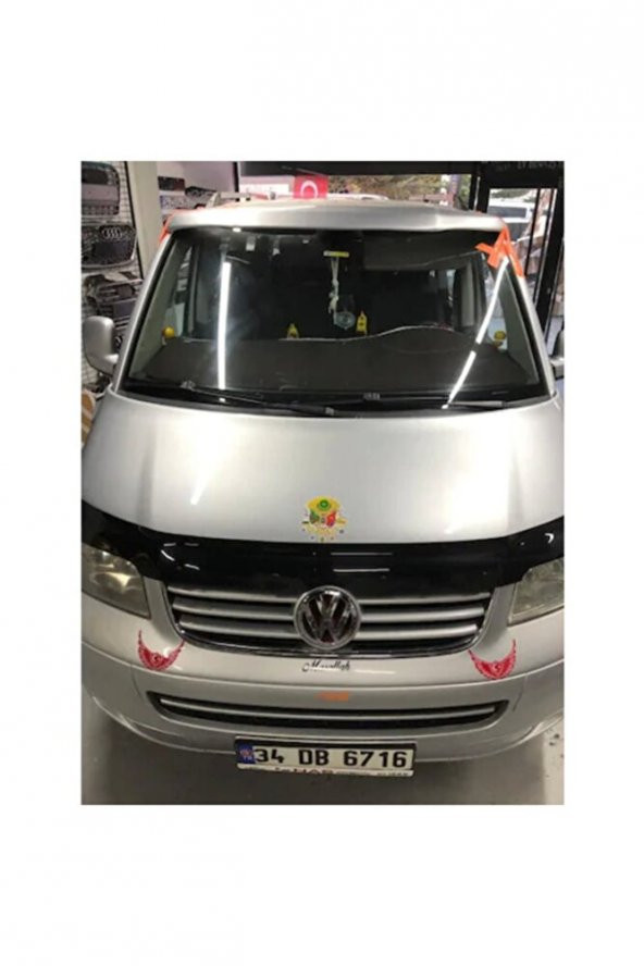 Vw Transporter T5 Kaput Rüzgarlığı Kaput Koruma 09-14 Arası 3.2 Mm Kalın Plastik ürün görseli 1