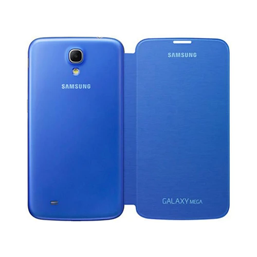 Samsung i9200 Galaxy Mega Flip Cover Orjinal Kılıf - Mavi EF-FI920BCEGWW ürün görseli 1