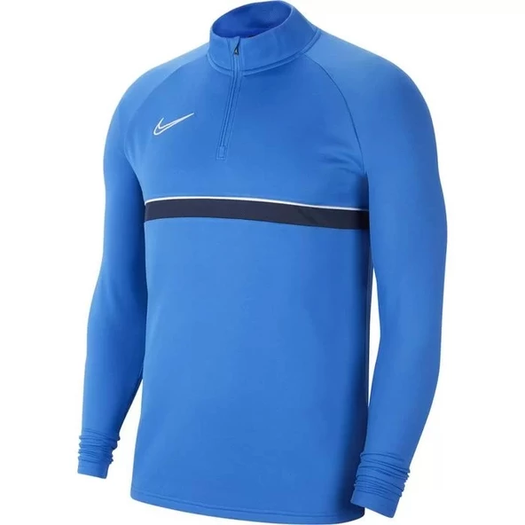 Nike M Nk Df Acd21 Dril Top Erkek Mavi Futbol Uzun Kollu Tişört ürün görseli 1