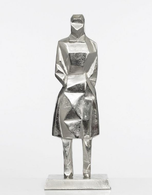 Vitale Büyük Boy Kadın Dekoratif Obje Silver 60X23X12CM AK.IU0045 ürün görseli 1