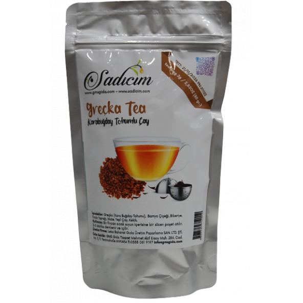 Sadıcım Greçka Çayı (Karabuğday Tohumlu Çay) 80 Gr Süzen Poşet ürün görseli 1