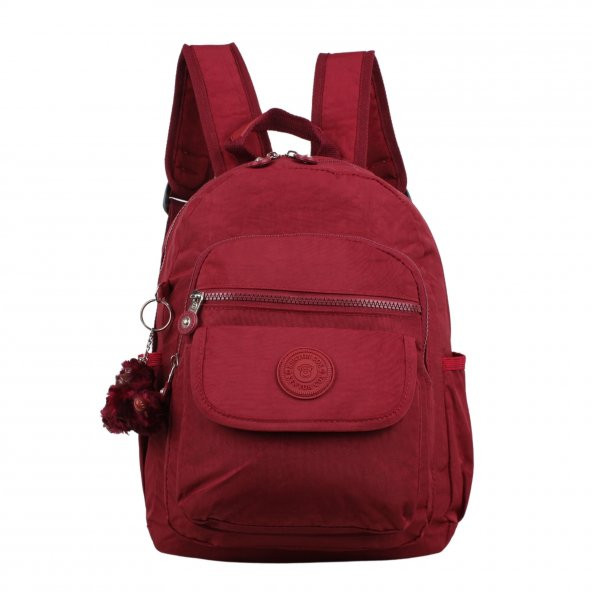 Kenyon Cox 8835S Bordo Unisex Klınkır Maymunlu Günlük Sırt Çantası ürün görseli 1