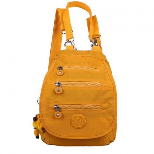 Kenyon Cox 8601 Sarı Unisex Klınkır Maymunlu Günlük Kol ve Sırt Çantası ürün görseli 1