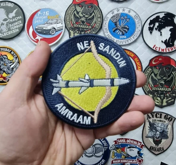 AMRAAM PEÇ - Arma - Askeri Patch - Resim 2