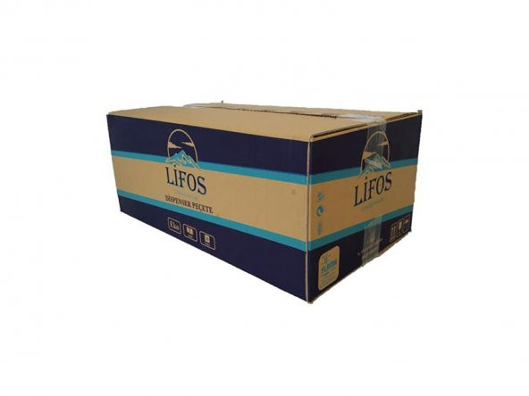 Lifos Dispenser Kağıt Havlu - Z Katlama - 2 Kat - 200 Adetlik 12 Paket / Koli ürün görseli 1