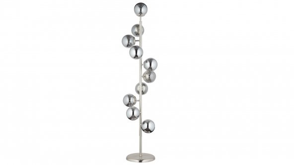 LampaLuce Krom Renk Lambader 10lu 30x160cm ürün görseli 1
