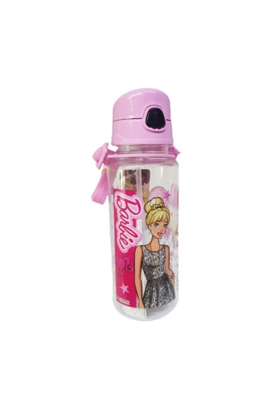 Barbie Şeffaf Matara 500 Ml - Resim 2