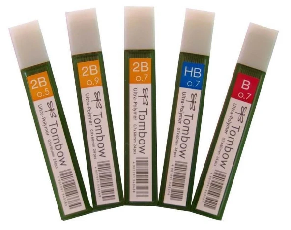 Tombow 05 2B Green Tüp Min Uç (Düzine) 12 Adet ürün görseli 1