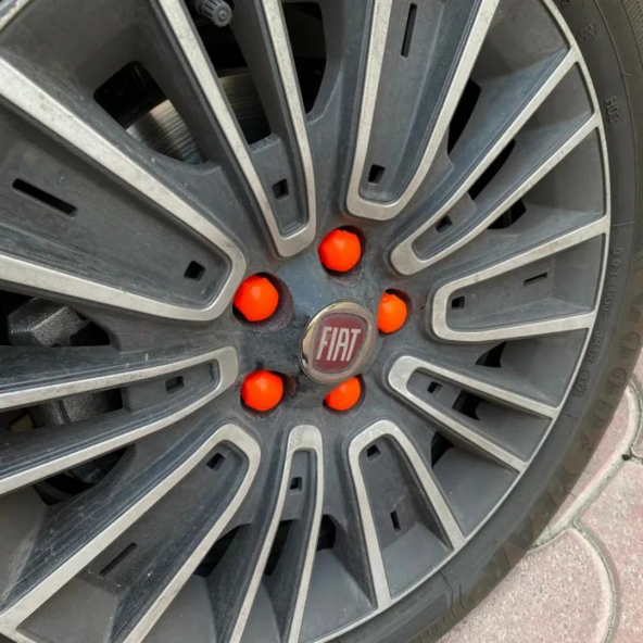 Düz Bijon Kapağı Sökme Aparatlı 20 Li Set Turuncu 19 mm ürün görseli 1
