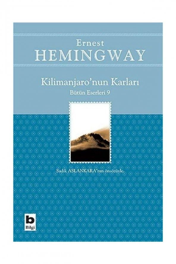 Kilimanjaro’nun Karları Bütün Eserleri: 9 Ernest Hemingway ürün görseli 1