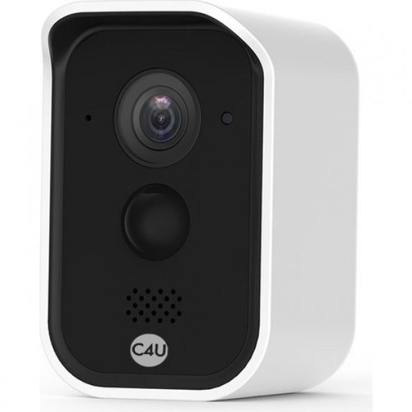 C4U Dış Mekan için Akıllı Güvenlik Kamerası Kızılötesi Gece Görüşlü IP Kamera HD 1080p - IP65 Suya ve Toza Dayanıklılık - 803RTD ürün görseli 1