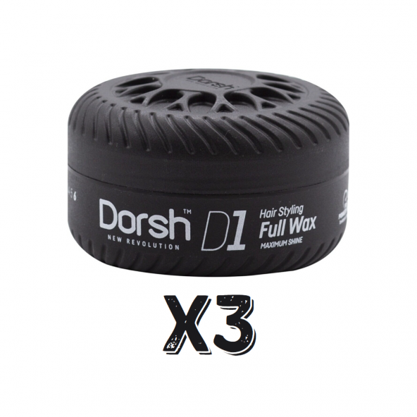 Dorsh Saç Şekillendirici Wax Full Wax D1 150 Ml 3 Adet ürün görseli 1