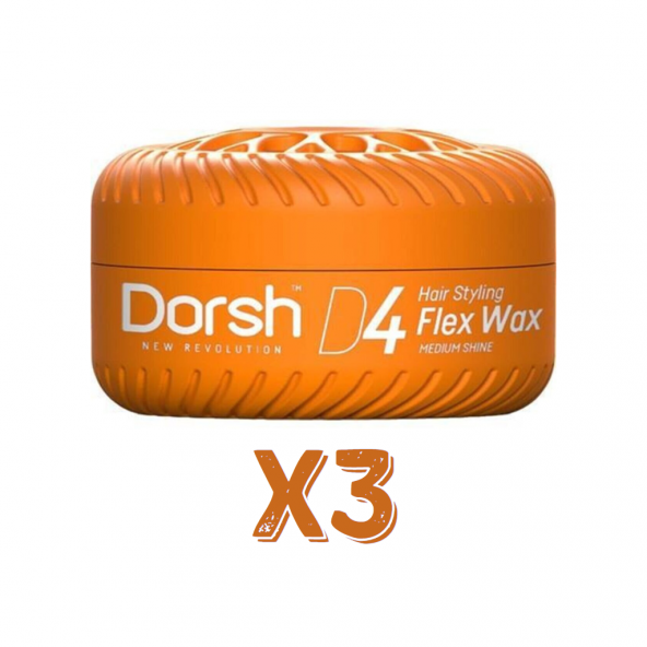 Dorsh Saç Şekillendirici Wax Flex Wax D4 150 Ml 3 Adet ürün görseli 1