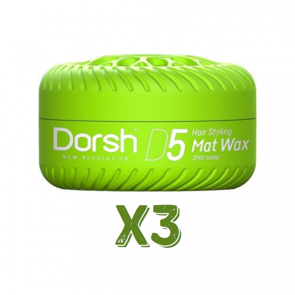 Dorsh Saç Şekillendirici Wax Mat Wax D5 150 Ml 3 Adet ürün görseli 1