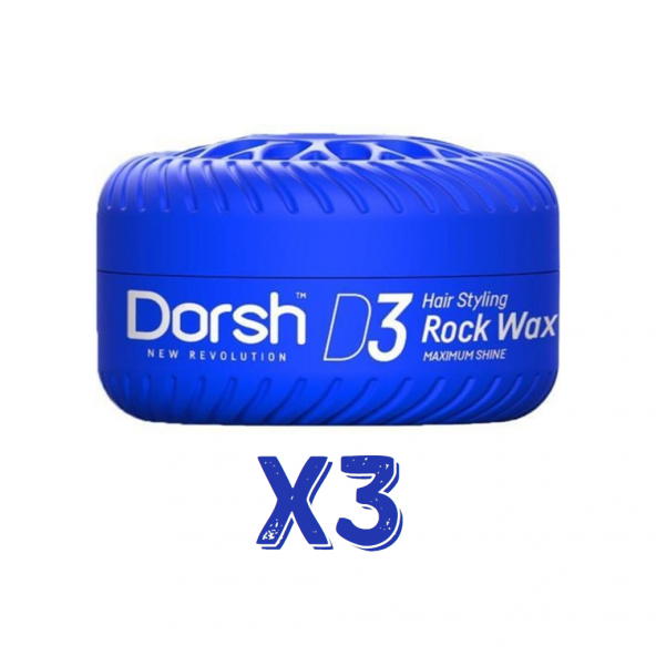 Dorsh Saç Şekillendirici Wax Rock Wax D3 150 Ml 3 Adet ürün görseli 1