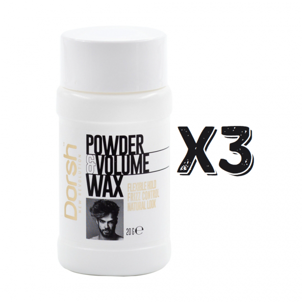 Dorsh Saç Şekillendirici Pudra Wax 20 Gr Volume 3 Adet ürün görseli 1