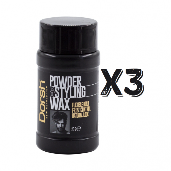 Dorsh Saç Şekillendirici Pudra Wax 20 Gr Styling 3 Adet ürün görseli 1