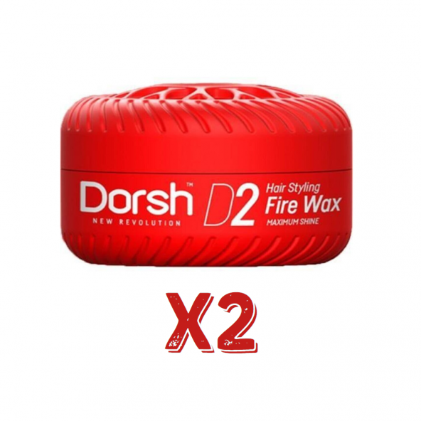Dorsh Saç Şekillendirici Wax Fire Wax D2 150 Ml 2 Adet ürün görseli 1