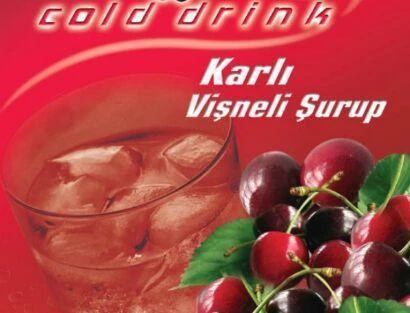 Karlı Buzlu Granita Makineleri İçin Vişne Suyu Konsantre Şurup ürün görseli 1