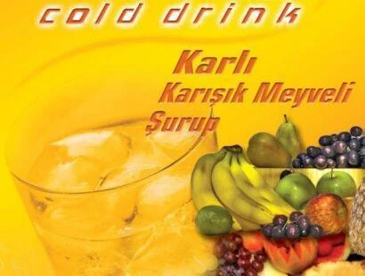 Karlı Meyve Suyu Şurubu Karışık Meyvalı Hazır Buzlu İçecek ürün görseli 1