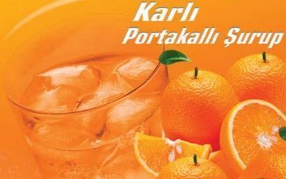 Portakal Suyu Şurubu Buzlu Şerbetliklerde Kullanım İçin ürün görseli 1