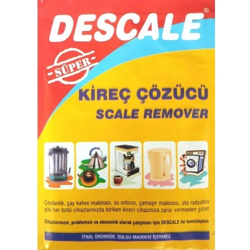 Descale Çay Kahve Makinesi Kireç Çözücü | Temizleyici ürün görseli 1