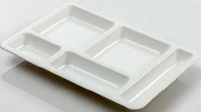 5 Gözlü Anaokulu Kreş Tabldot Yemek Tabağı ürün görseli 1