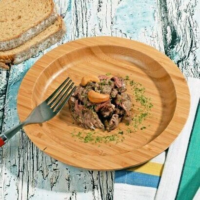 Ahşap Yemek Tabağı ürün görseli 1