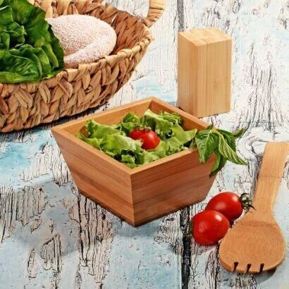 Ahşap Salata Tabağı ürün görseli 1