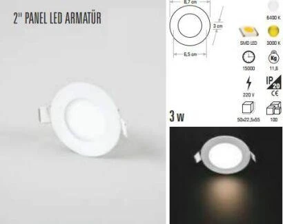 Banyo Aydınlatma Işığı ürün görseli 1