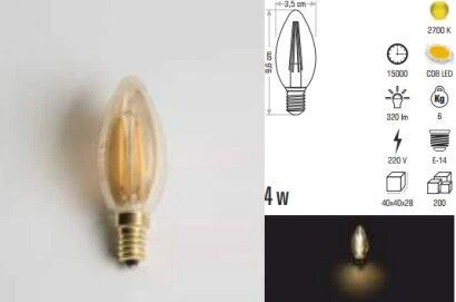 Rustik Led Ampul ürün görseli 1
