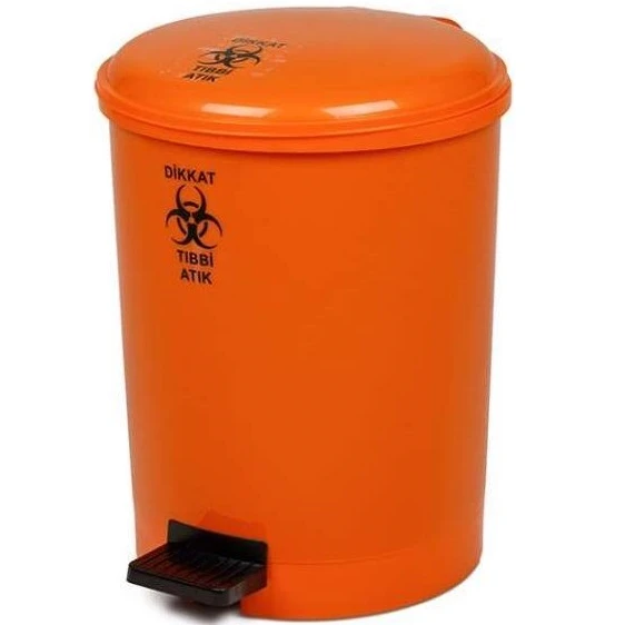 Mono Tone Pedallı Tıbbi Atık Çöp Kovası No:3 - 20 LT. BO183 ürün görseli 1