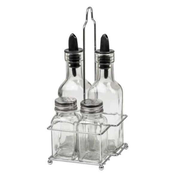 Yasemin 2 Yağlık 200 Ml + 2 Tuzluk Set (YST-04) ürün görseli 1