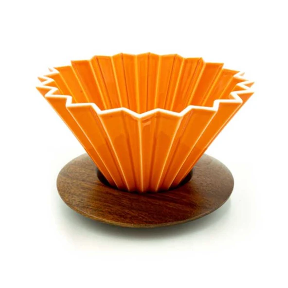 Ahşap Standlı Dripper - Turuncu (ASD-20) ürün görseli 1