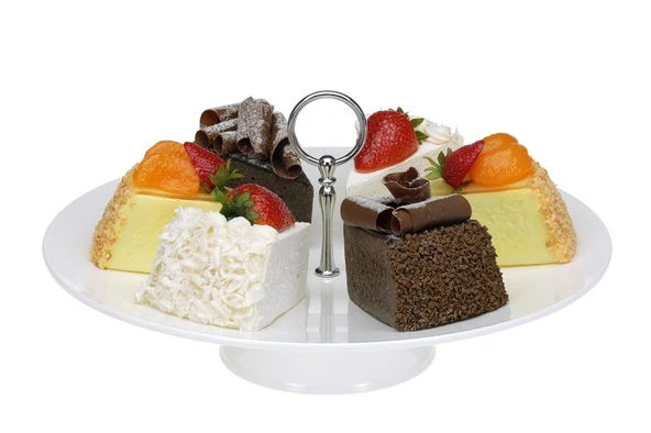 Professional Gastronomi Teşhir Tepsisi Ayaklı Yuvarlak  PC - 35 cm BO383 ürün görseli 1