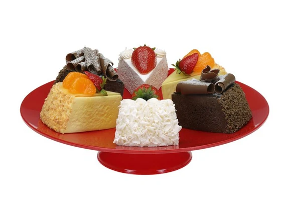 Professional Gastronomi Teşhir Tepsisi Ayaklı Yuvarlak  PC - 25 cm BO385 ürün görseli 1