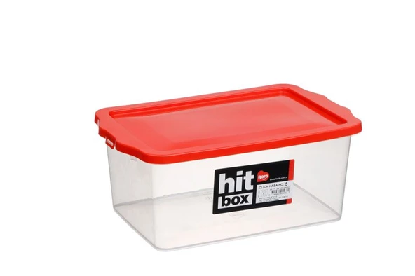 Hit Box Gıdaya Uygun Click Kasa No:5 - 4,5 Lt BO1438 ürün görseli 1