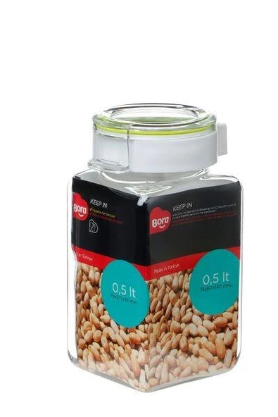 Plastik Pet Köşeli 63mm No:2 - 0.5 LT. BO2201 ürün görseli 1